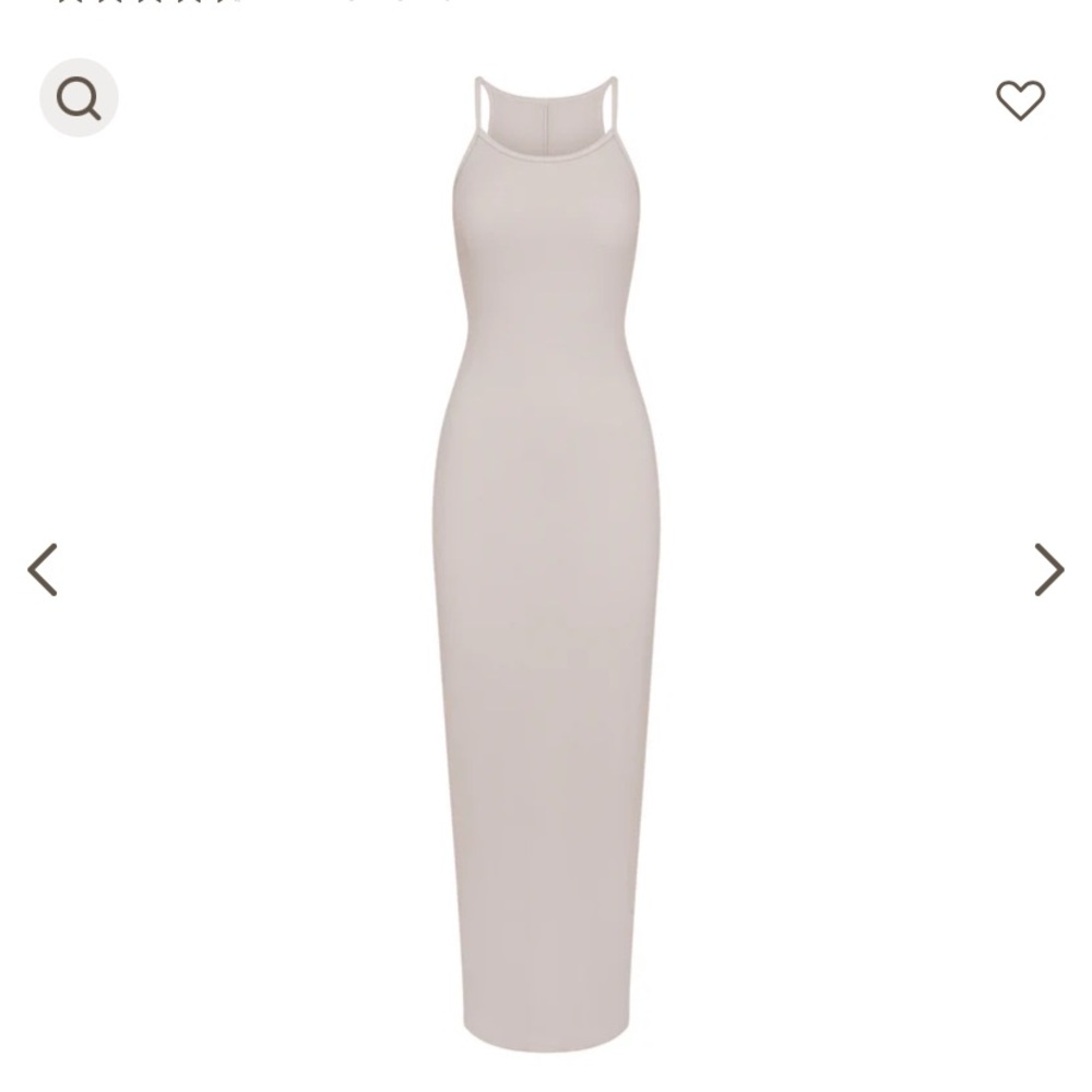 Skims cotton rib cami dress